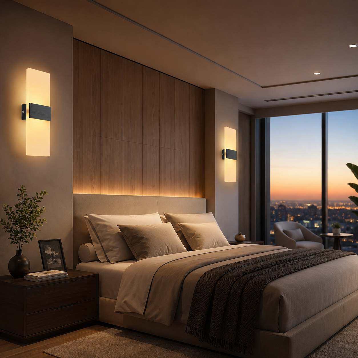Aureline Modern Acrylic LED Wall Sconce