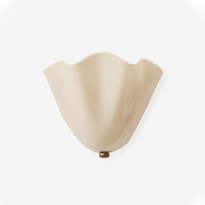 Petalia Organic Petal Glass Wall Sconce Light