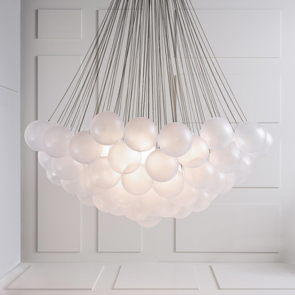 Bulle Frosted Glass Bubble Chandelier