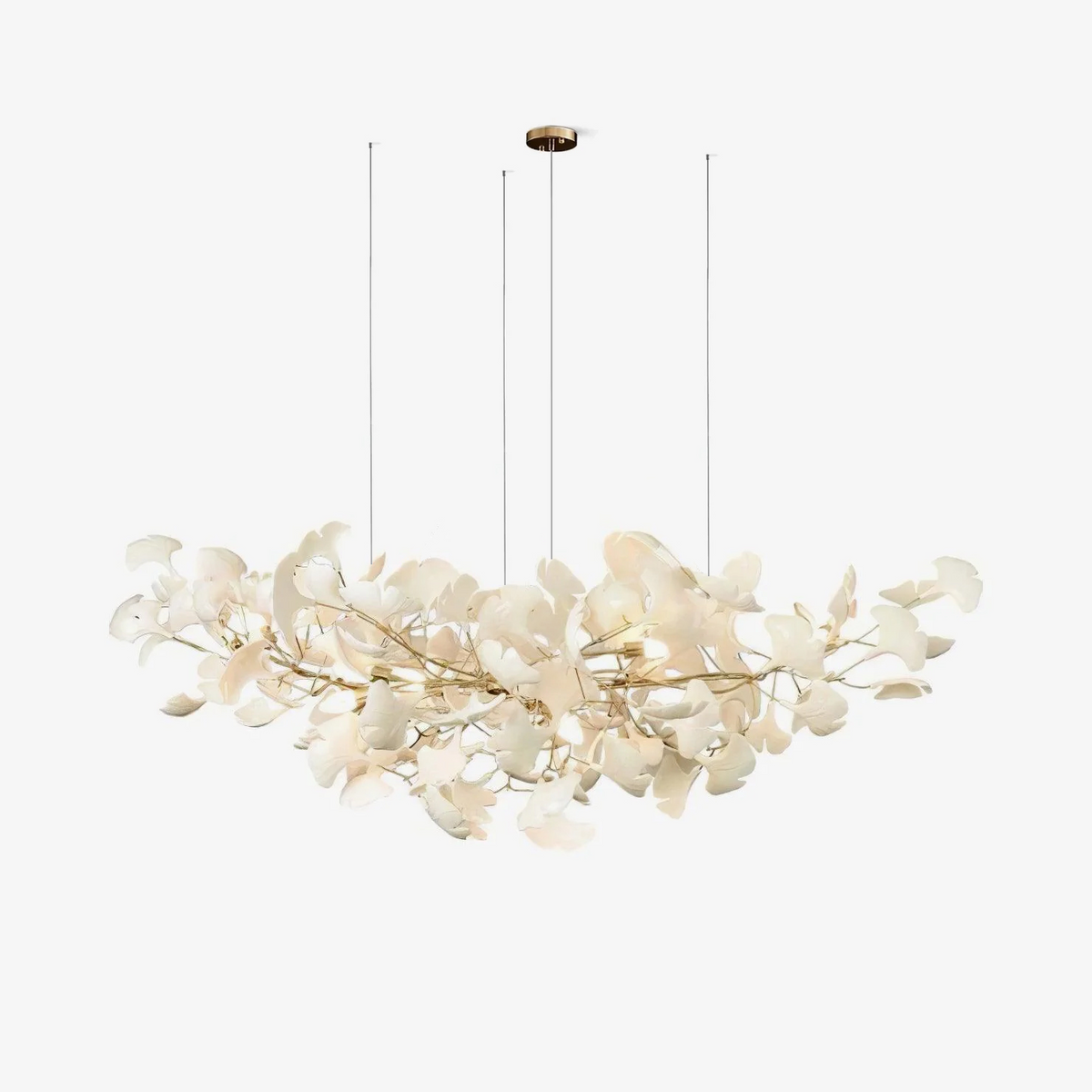 Horizon Ceramic Ginkgo Leaf Chandelier
