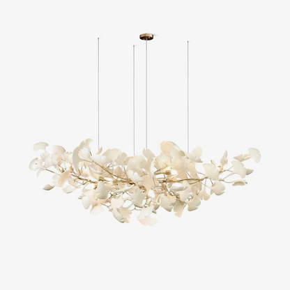 Horizon Ceramic Ginkgo Leaf Chandelier