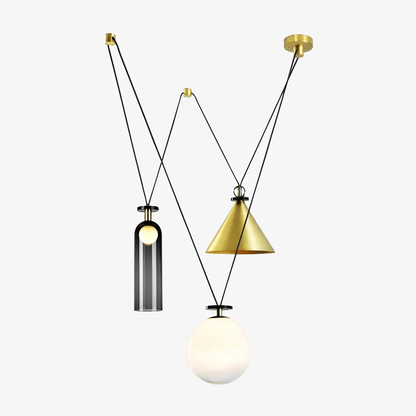 Kubik Geometric Modular Chandelier