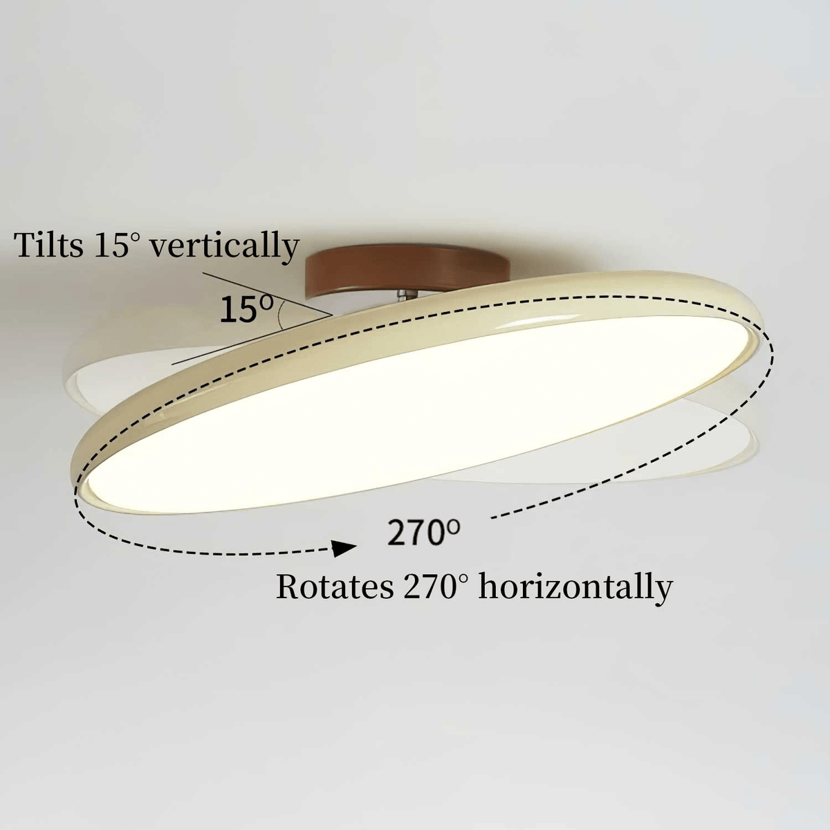 Solace Adjustable Swing Arm Ceiling Light