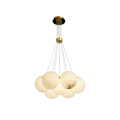 Alix Alabaster Ball Cluster Chandelier