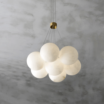Alix Alabaster Ball Cluster Chandelier
