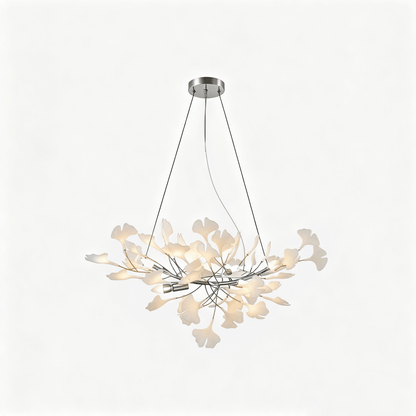 Horizon Ceramic Ginkgo Leaf Chandelier