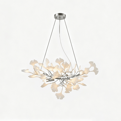 Horizon Ceramic Ginkgo Leaf Chandelier