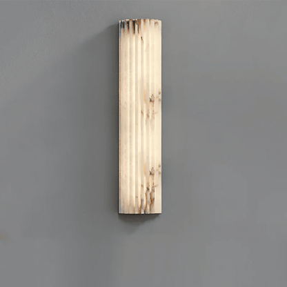 Alvia Genuine Alabaster Dimmable LED Wall Sconce