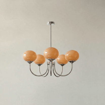 Mallow Glass Shade Chandelier