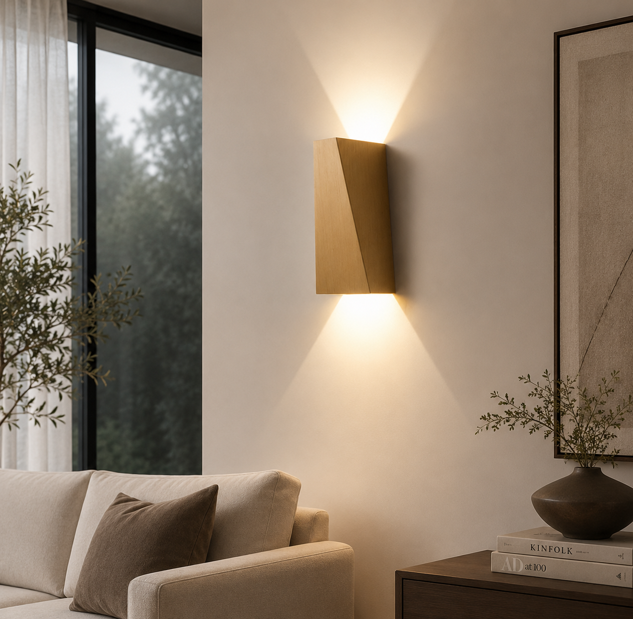 Aurex Geometric LED Wall Sconce