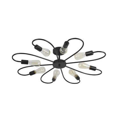 Daisy Iron Flower Ceiling Light