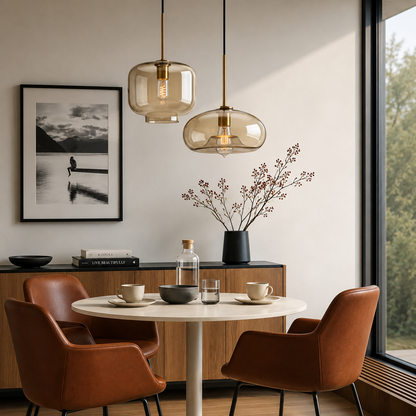 Verelle Glass Jar Pendant Light
