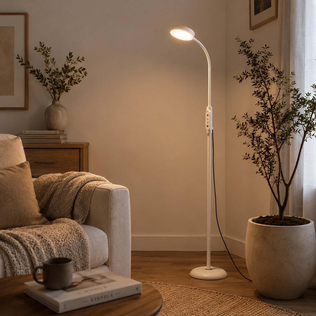 Solene LED Reading Floor Lamp