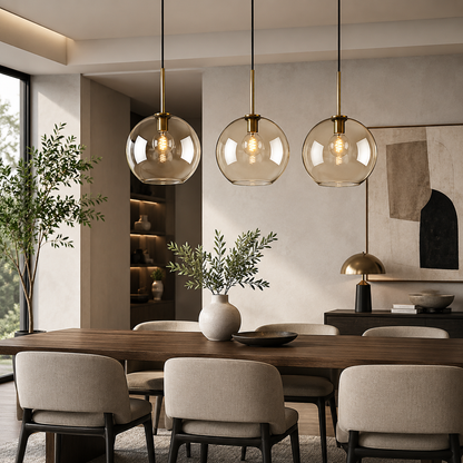 Verelle Glass Jar Pendant Light