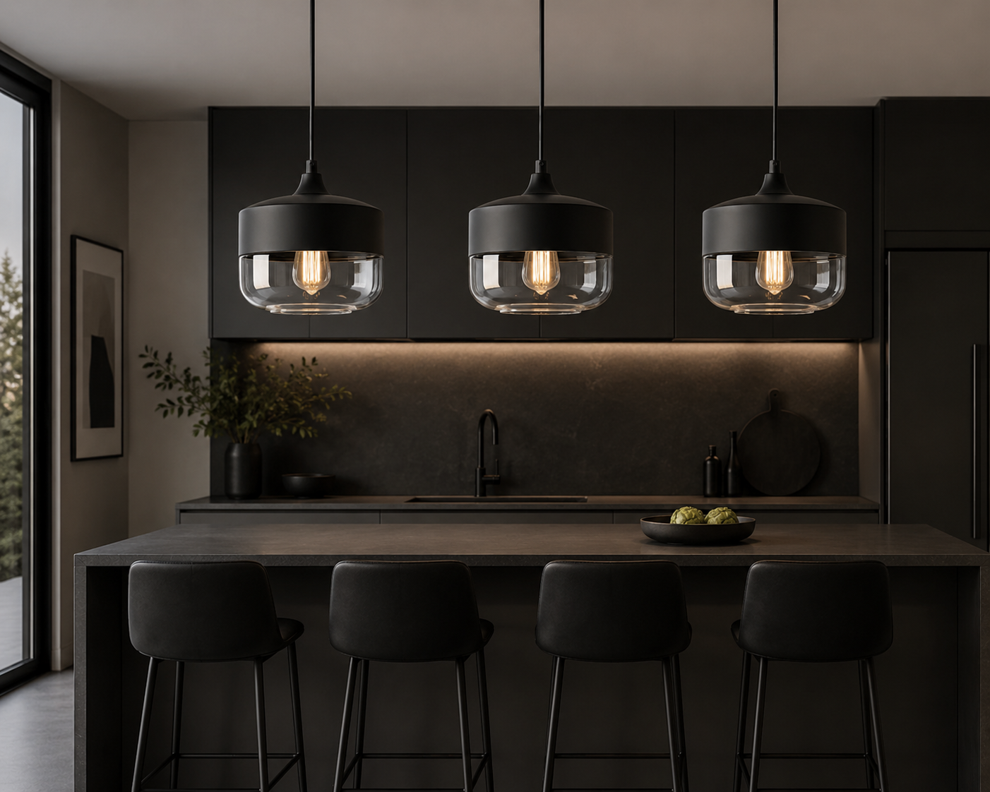 Barrelé Pendant Light