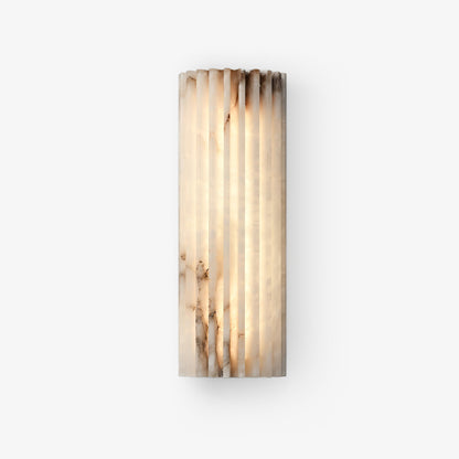 Alvia Genuine Alabaster Dimmable LED Wall Sconce