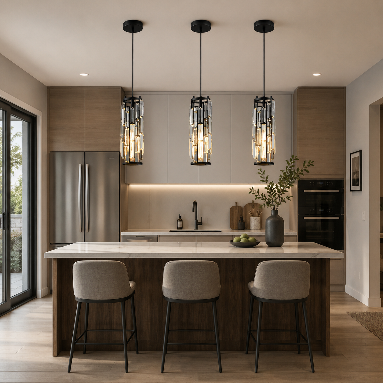 Lustre Mini Crystal Pendant Light