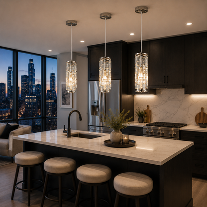 Lustre Mini Crystal Pendant Light