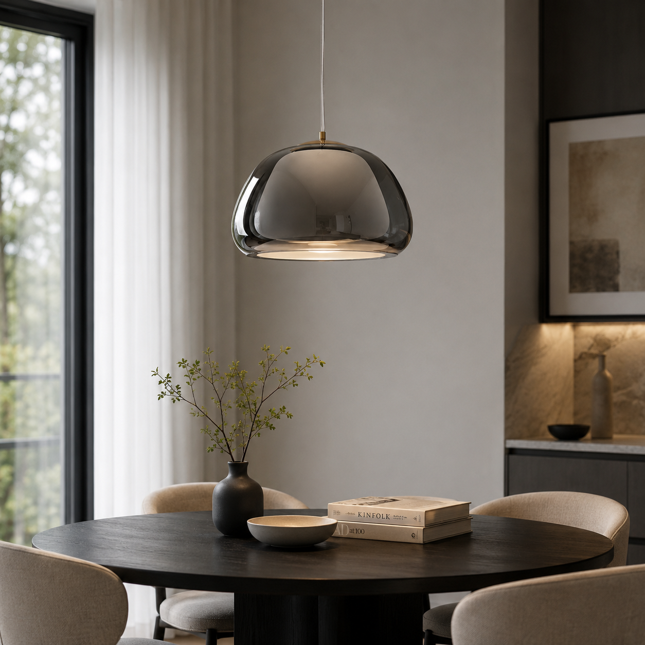 Sorelle Modern Glass Pendant Light