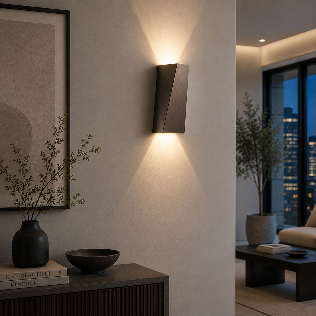 Aurex Geometric LED Wall Sconce