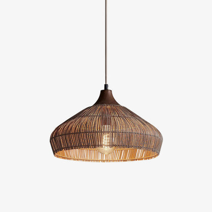 Liora Woven Rattan Pendant Light
