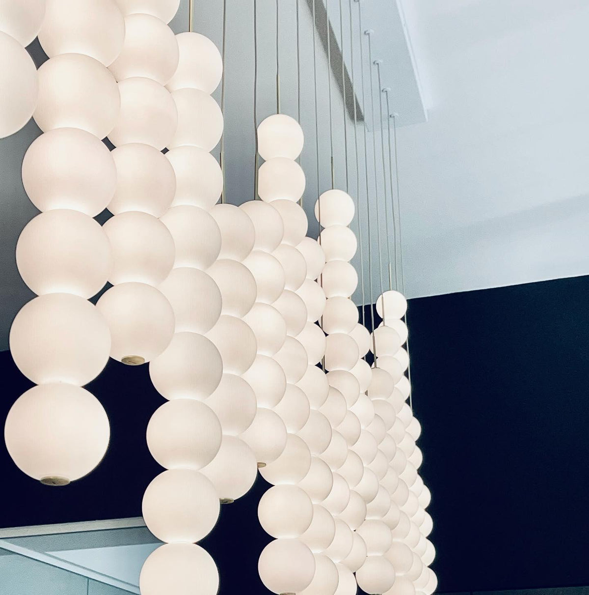 Perlette Stacked Globe Pendant Light