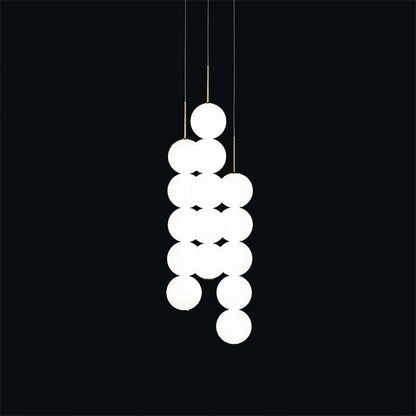 Perlette Stacked Globe Pendant Light