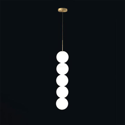 Perlette Stacked Globe Pendant Light