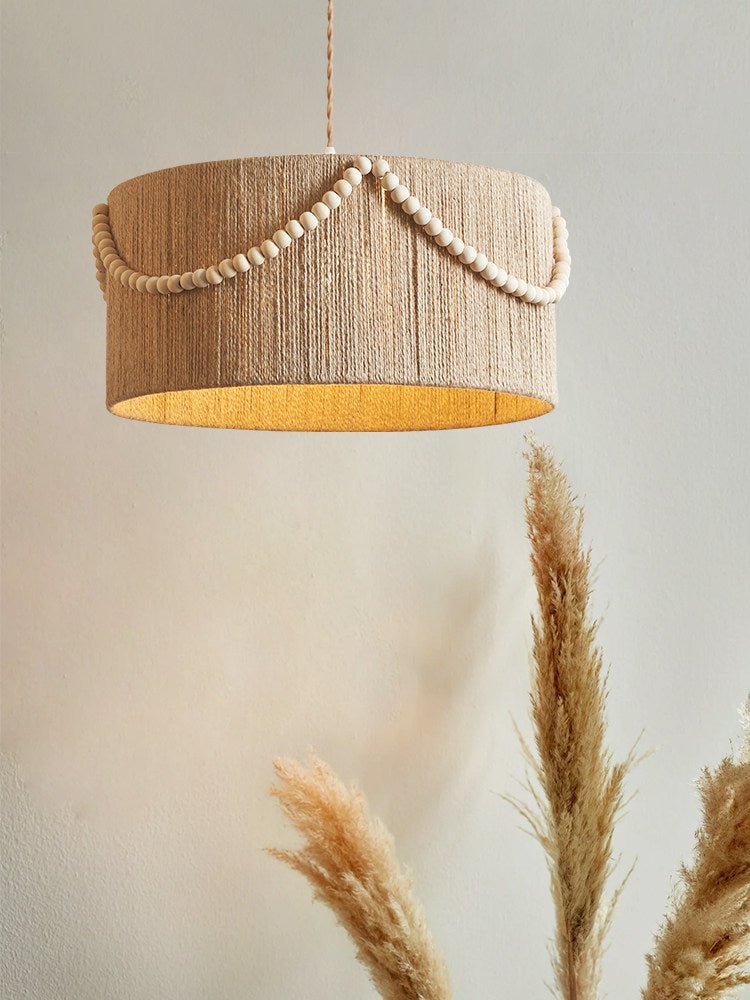 Cordelia Rope Drum Pendant Light