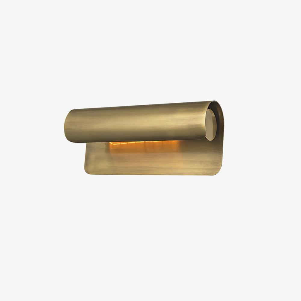 Albane Brass Cylinder Wall Sconce