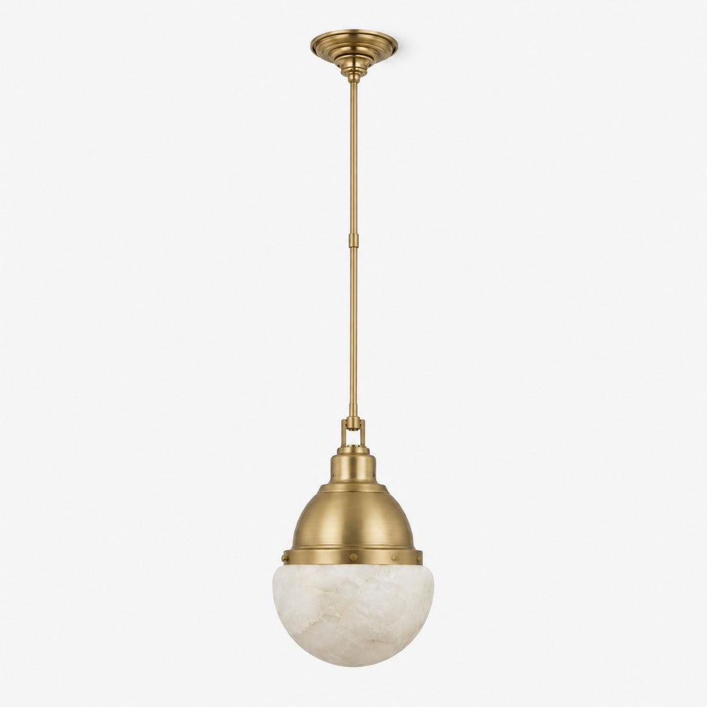 Gisele Alabaster Globe Pendant Light