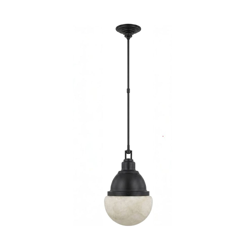 Gisele Alabaster Globe Pendant Light