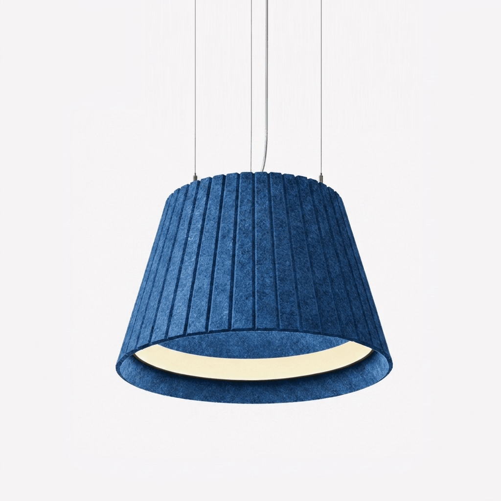 Calma Acoustic Felt Drum Pendant Light