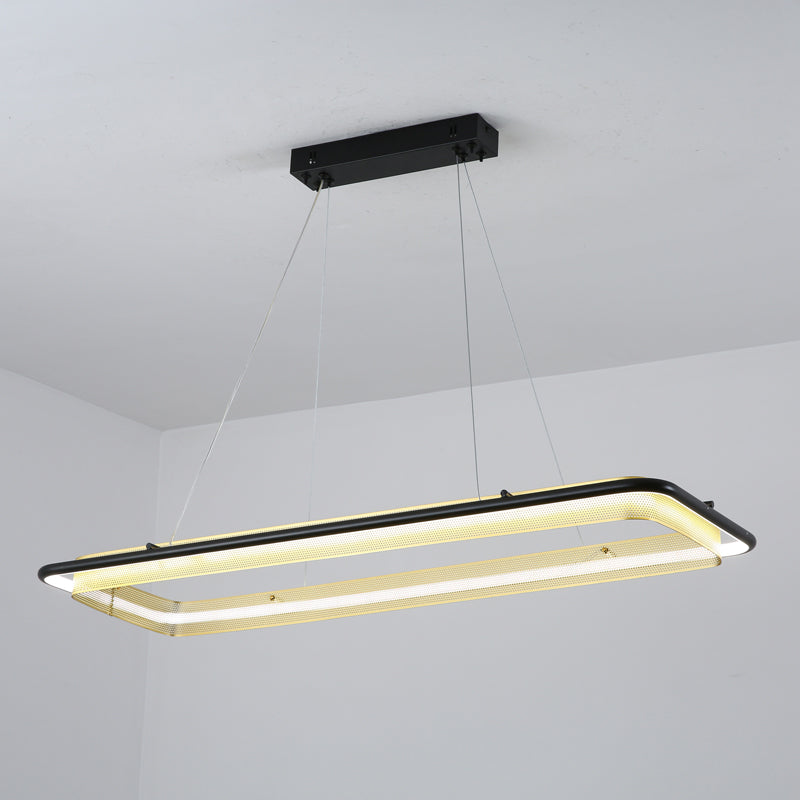 Orbita Acrylic Ring LED Chandelier