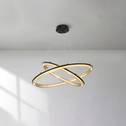 Orbita Acrylic Ring LED Chandelier