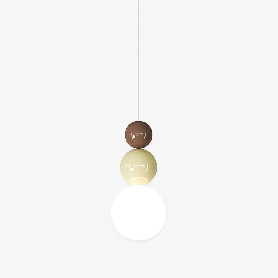 Trilla Three Ball Acrylic Pendant Light