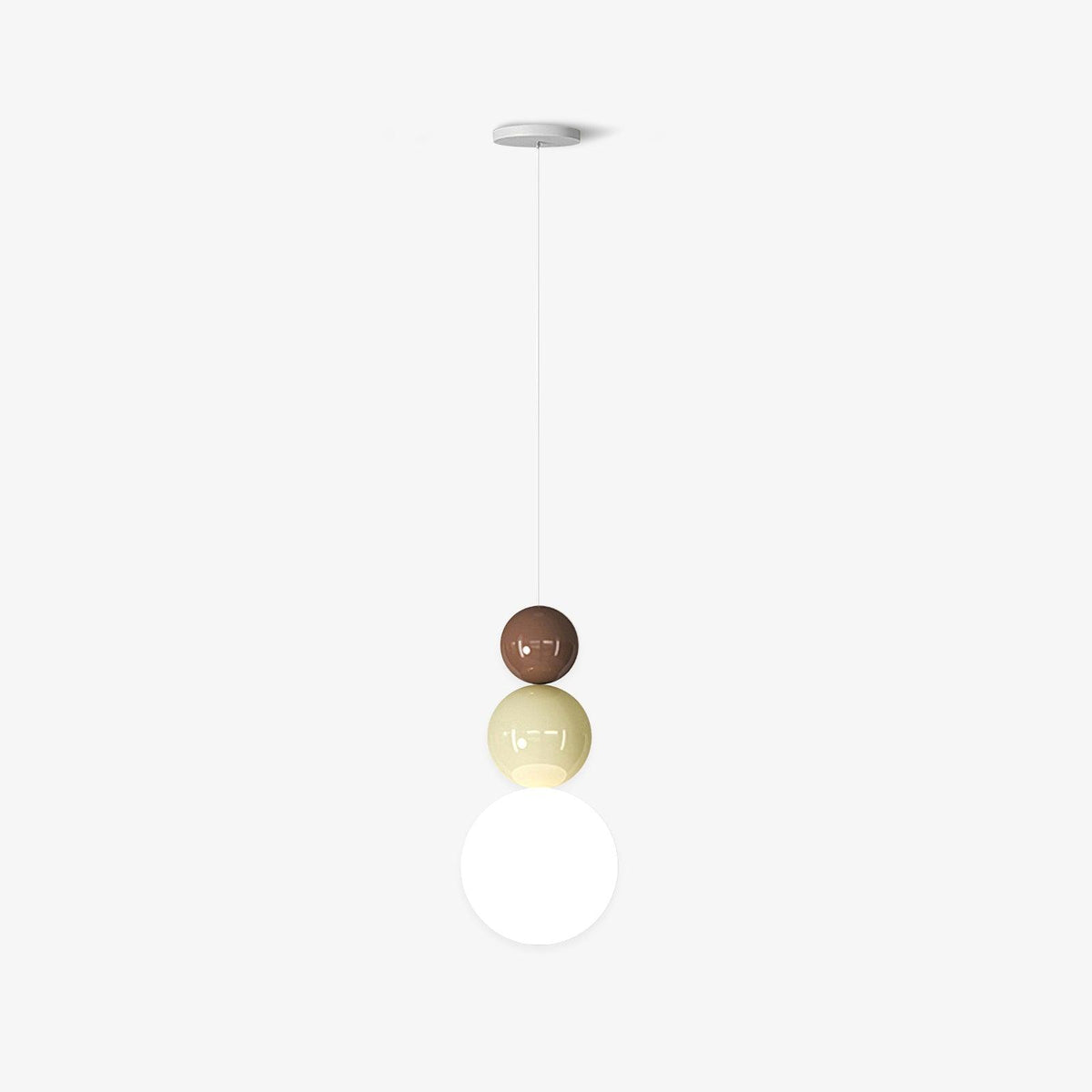 Trilla Three Ball Acrylic Pendant Light
