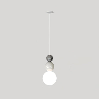 Trilla Three Ball Acrylic Pendant Light