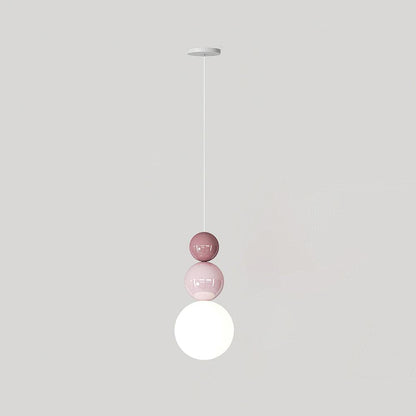 Trilla Three Ball Acrylic Pendant Light
