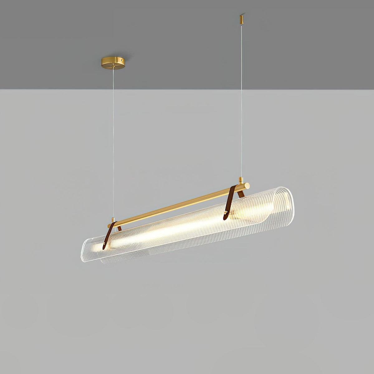 Talvi Linear LED Acrylic Chandelier product photo