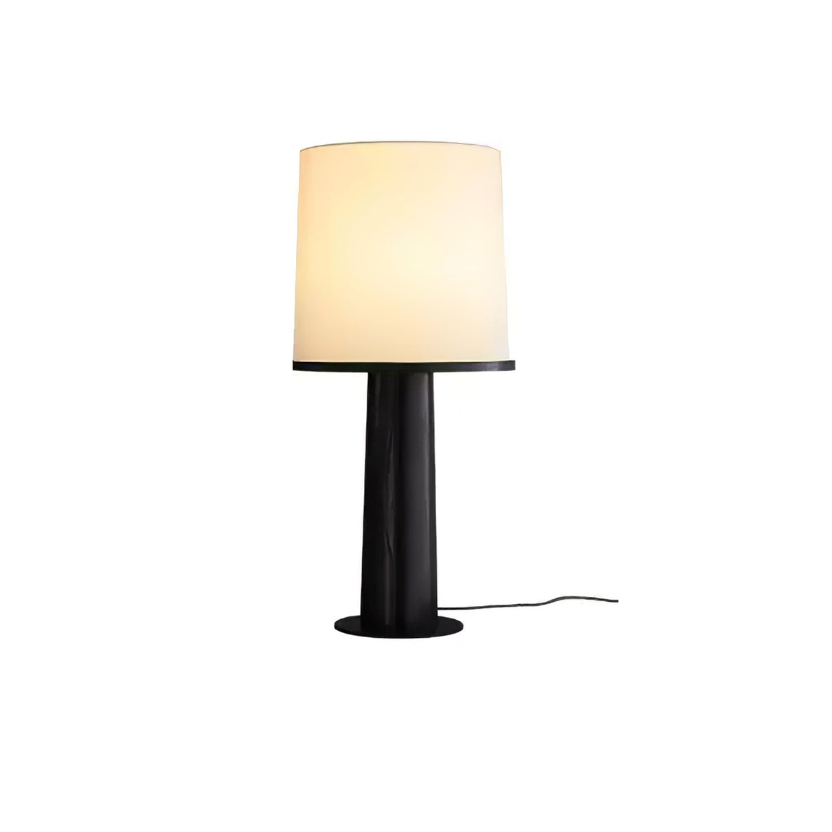 Tamsen Wood Base Fabric Shade Table Lamp
