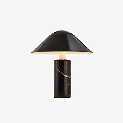 Pietra Marble Metal Shade Table Lamp