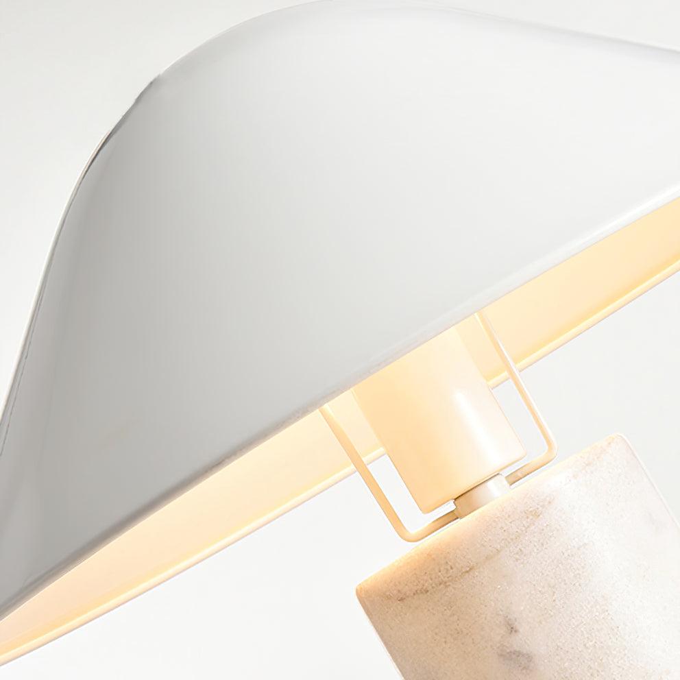 Pietra Marble Metal Shade Table Lamp