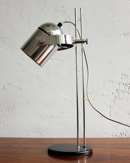 Tilden Telescoping Chrome Metal Desk Lamp