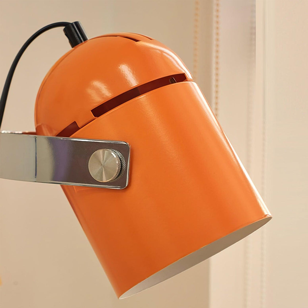 Tilden Telescoping Chrome Metal Desk Lamp