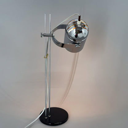 Tilden Telescoping Chrome Metal Desk Lamp