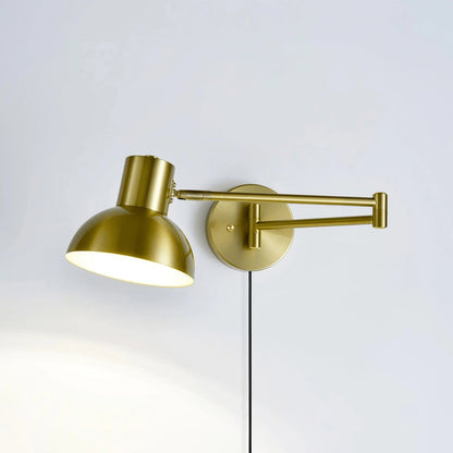Swivo Plug In Swing Arm Wall Lamp