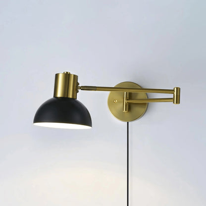 Swivo Plug In Swing Arm Wall Lamp