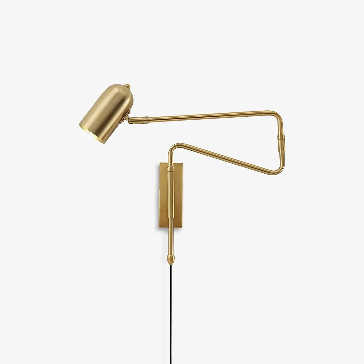Swivo Plug In Swing Arm Wall Lamp