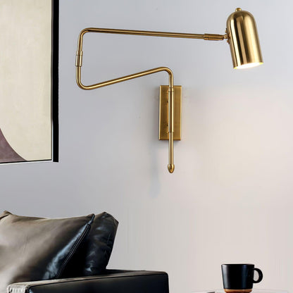 Arley Swing Arm Hardwired Reading Wall Lamp